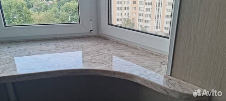 Подоконник из искусственного камня (акрил)