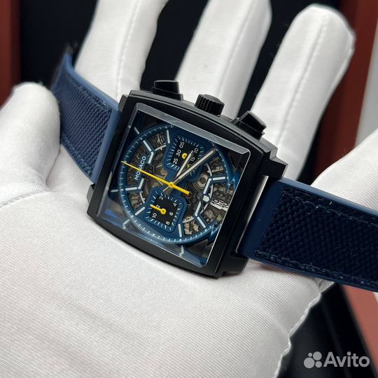 Мужские часы Tag Heuer Monaco синие