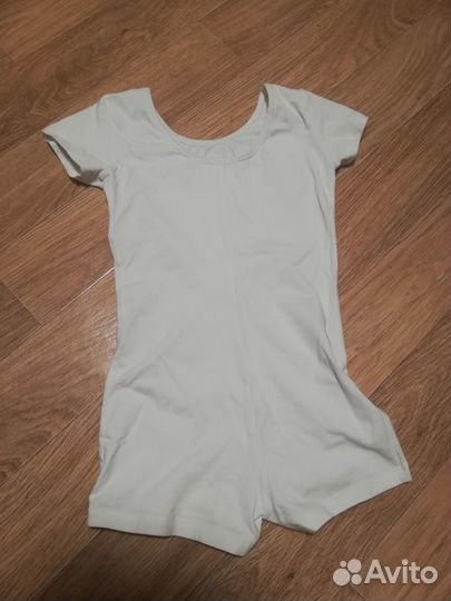 Гимнастический костюм, балетки концертные