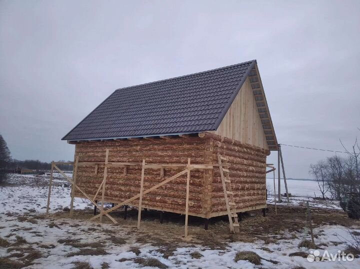 Сруб дома
