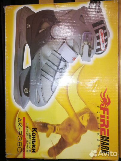 Коньки раздвижные, новые