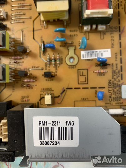 Плата питания RM1-2311 для HP LJ 1022 новая