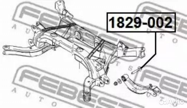 Febest 1829-002 Болт с эксцентриком