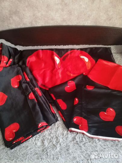 Постельное белье двуспальное бу