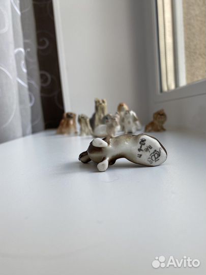 Фарфоровая статуэтка такса ифз/лфз
