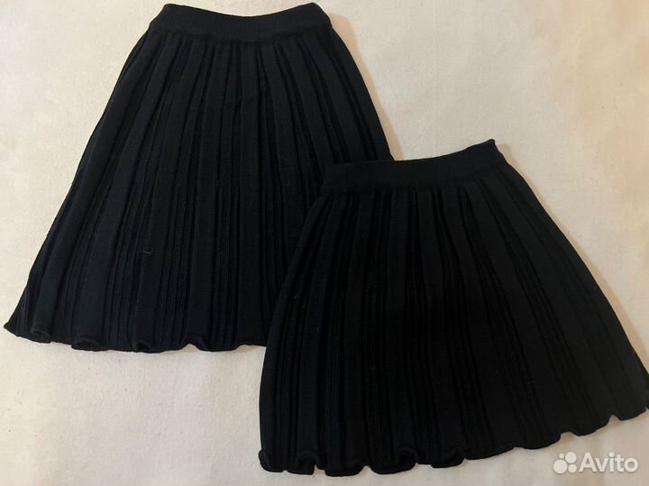 Юбки шерстяные вязаные для девочек