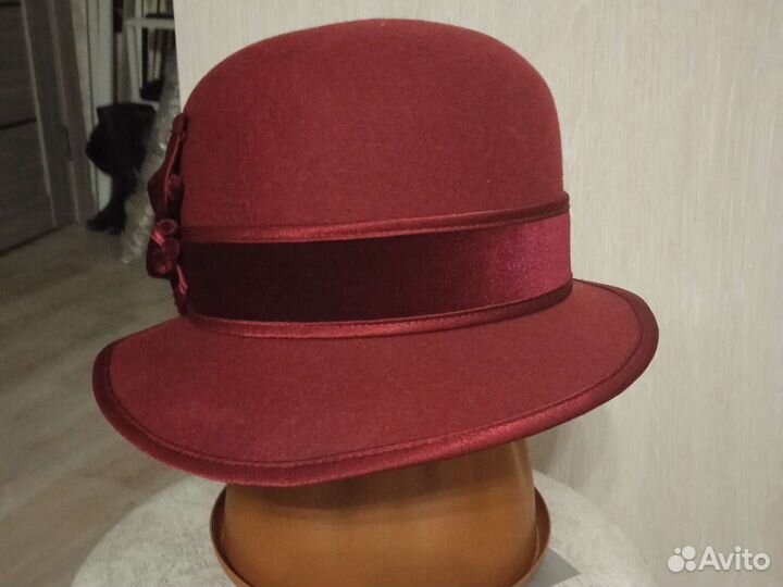 Шляпа фетровая женская