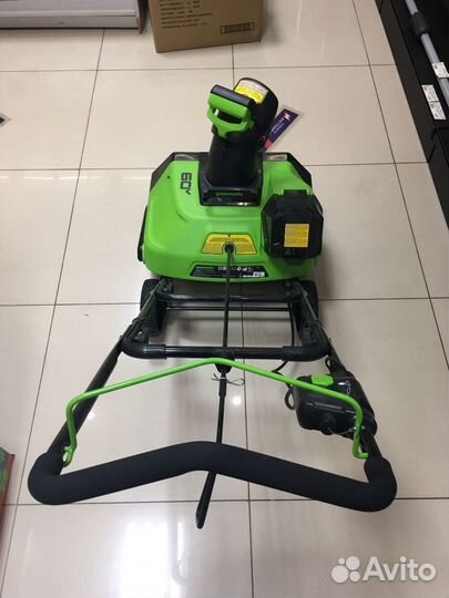 Акк. снегоуборочник greenworks GW GD60PST, 60В б/щ