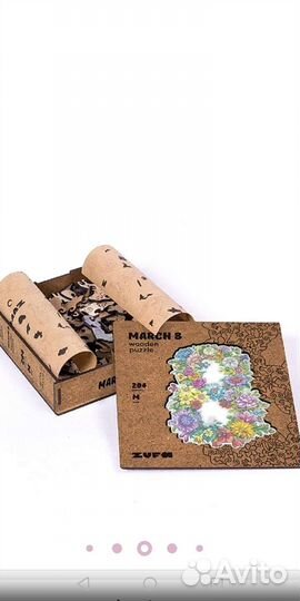 Новый деревянный пазл-головоломка 8 марта