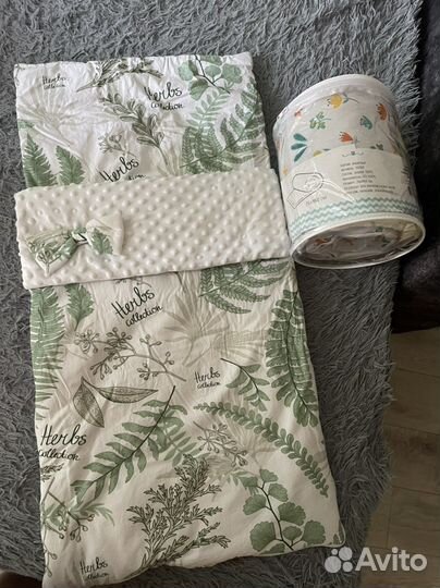 Бортики в детскую кроватку и спальный мешок