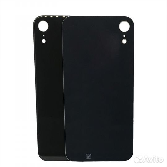 Задняя крышка для iPhone XR черный (Ростест) (cтан