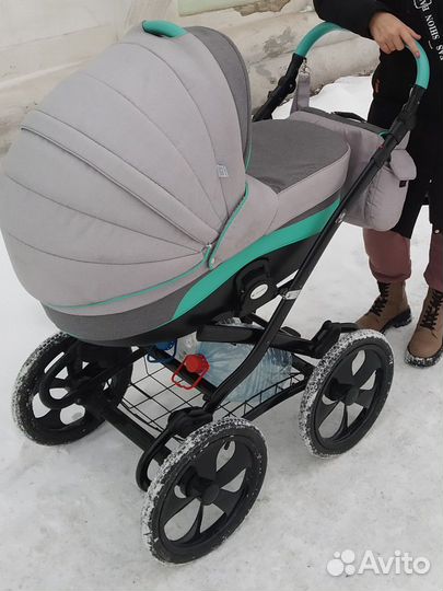 Коляска adamex 3 в 1 бу