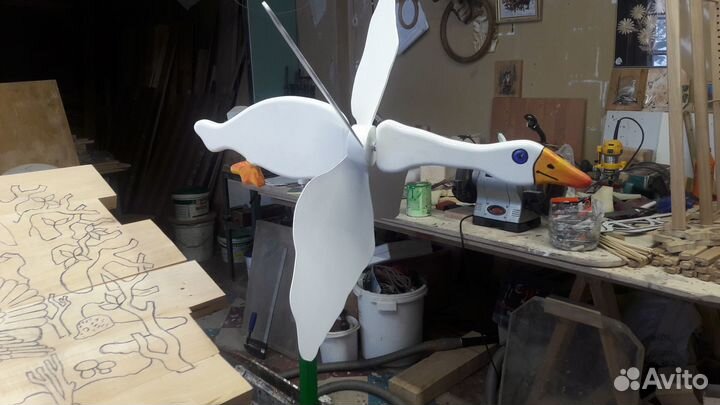 Флюгер гусь