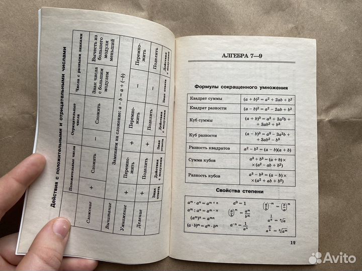 Справочник по математике с 5 по 11 клас