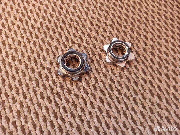 Замки Гайки для Грифа Штанги, Гантелей 30мм