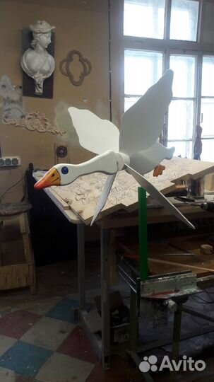 Флюгер гусь