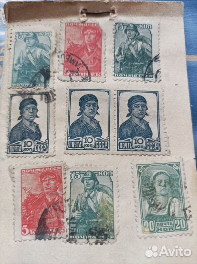 Марки, спички 60-70 гг