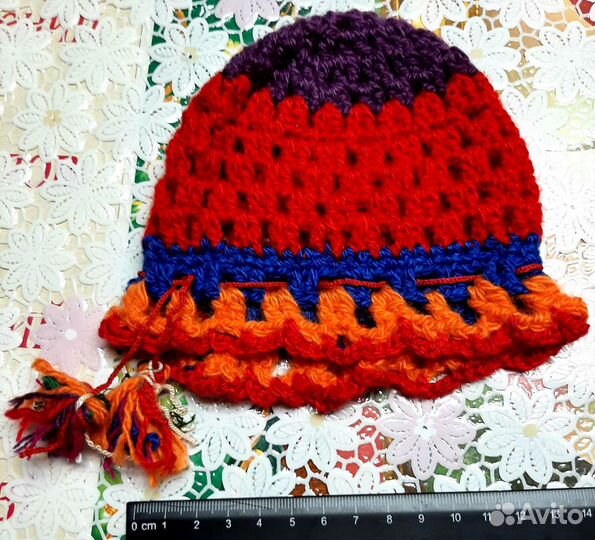 Салфетки,воротник и шапочки декоративн,вяз крючком