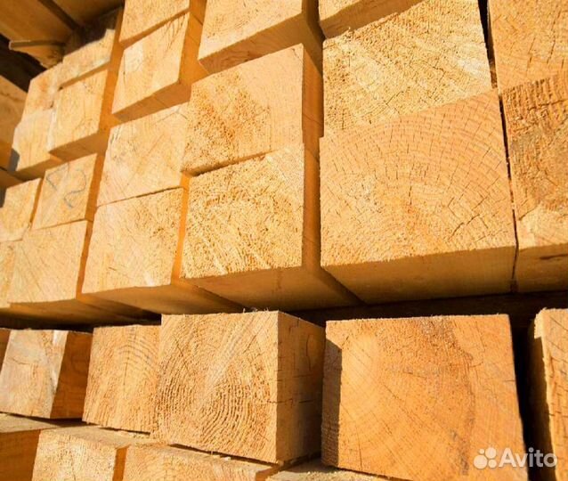 Брус для стоительства, лиственница, 100х150мм