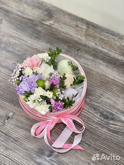 Цветы с зефиром