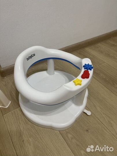 Детский горшок новый и кресло для купания