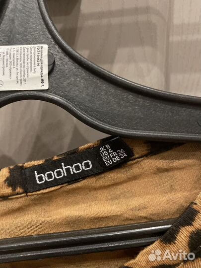 Платье леопардовый принт