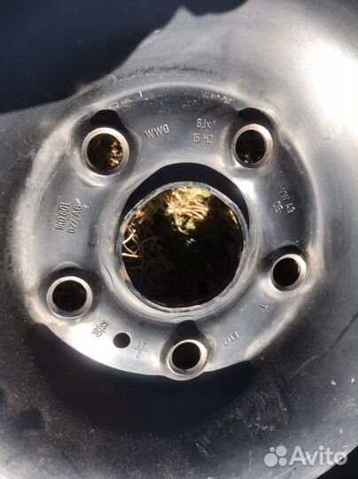 Диски r15 на Volkswagen. Оригинал