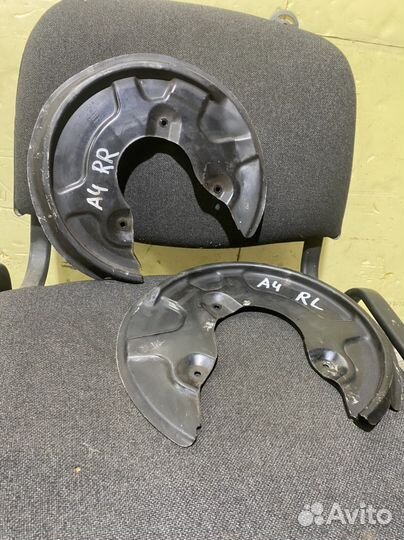 Щитки задних тормозов Audi A4B6