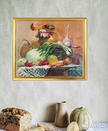 Натюрморт маслом на холсте, купить картину маслом