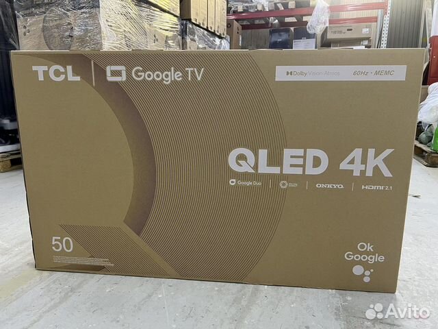 Телевизор TCL 50C635 2022 qled, 4K купить в Москве | Электроника | Авито