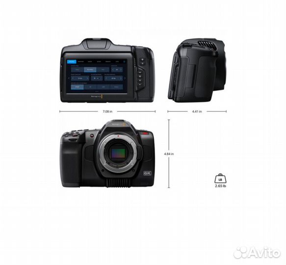 Видеокамера Blackmagic 6K G2