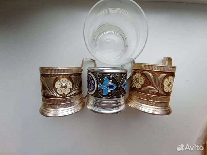 Подстаканник алюминиевый советский