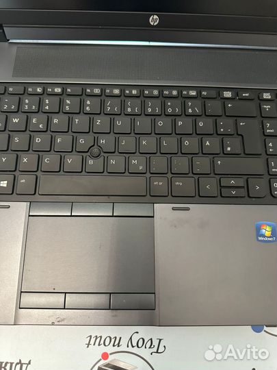 HP zbook 17 GEN 2, рабочая станция core I7