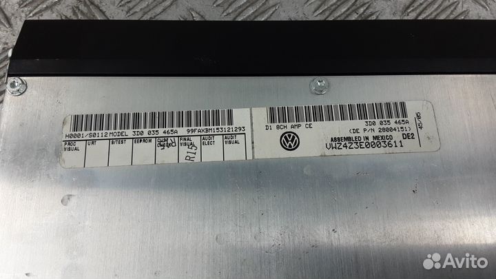 Усилитель музыки volkswagen phaeton 1 2002 2006