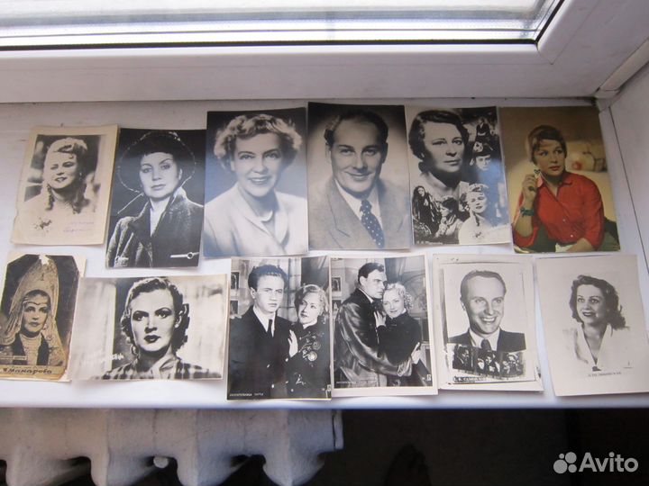 Фото советских артистов и фотопочтовые открытки