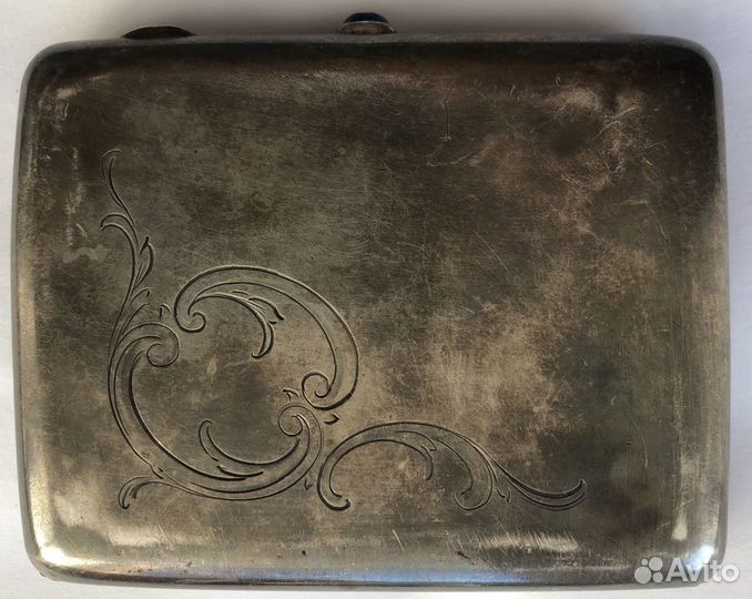 Портсигар серебряный 875 СССР