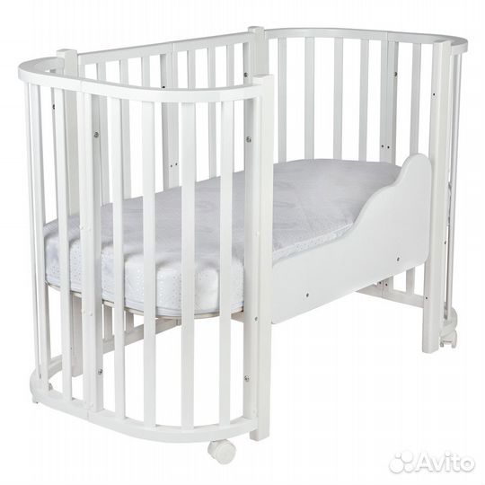 Кровать детская Indigo Baby Lux 3 в 1 (кровать, ма