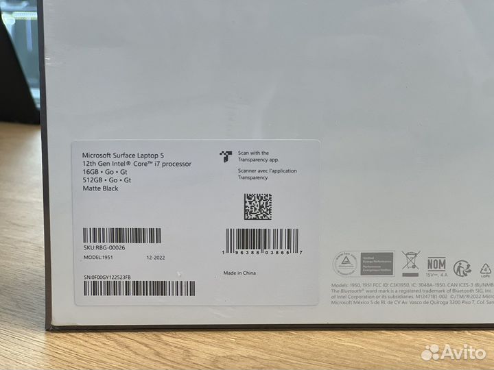 Microsoft surface laptop 5