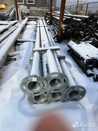 Шпиль молниеотвода Ф5 (100) 6,0м гор. цинк