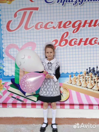 Школьная форма для девочки синяя 116 122