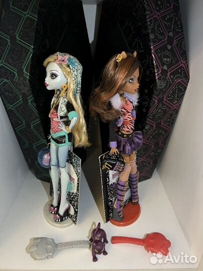 Monster High Basic Lagoona Blue,Clawdeen Wolf