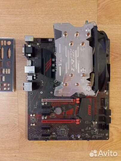 Связка MSI Z370Gaming plus+i5 8600k+8gb+ssd+бл+кор