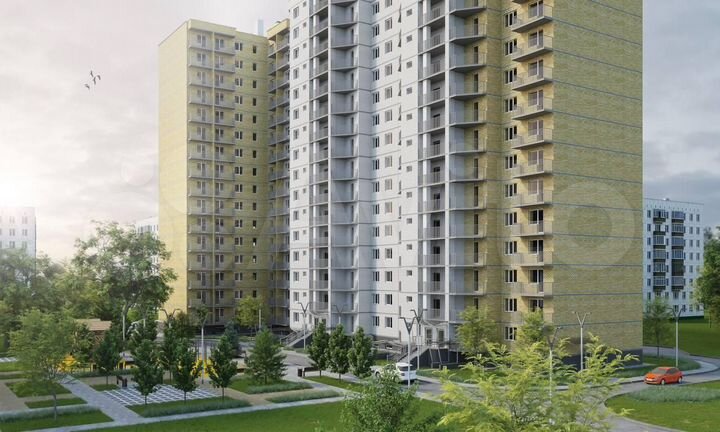 1-к. квартира, 43,2 м², 7/16 эт.