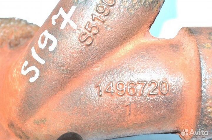 Выпускной коллектор, средняя часть scania R-series