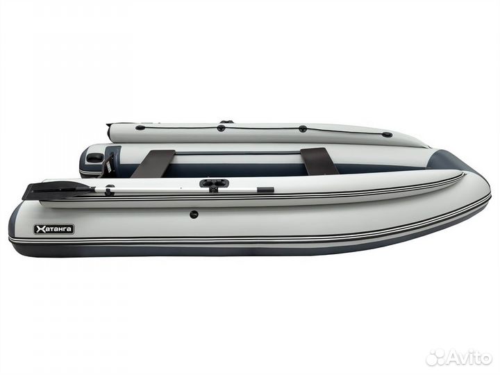 Лодка пвх sibriver хатанга PRO 390 нднд с фальшбортом