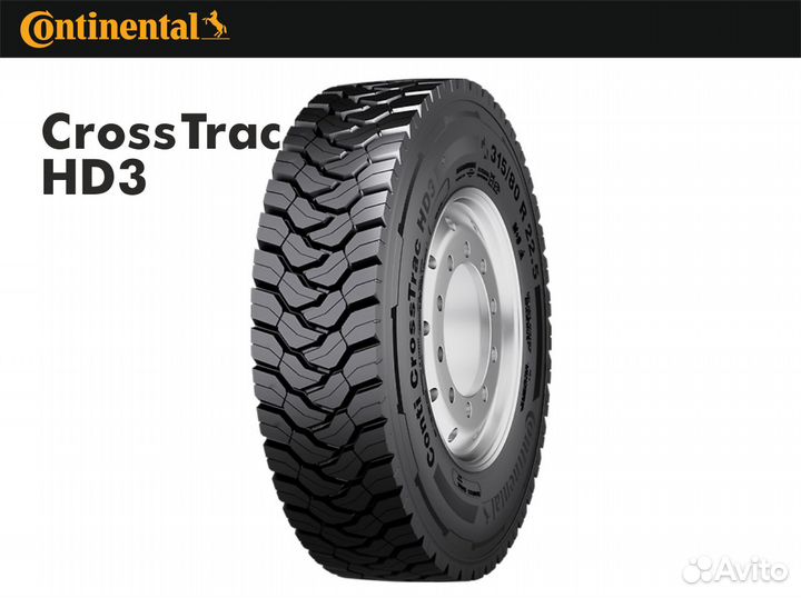Continental Conti CrossTrac HD3 315/80R22.5 20PR