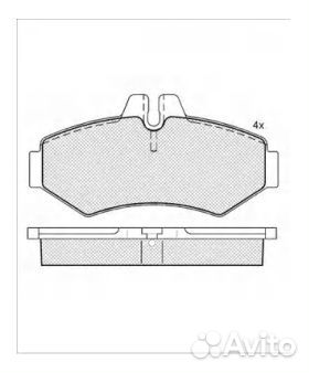 Колодки тормозные дисковые