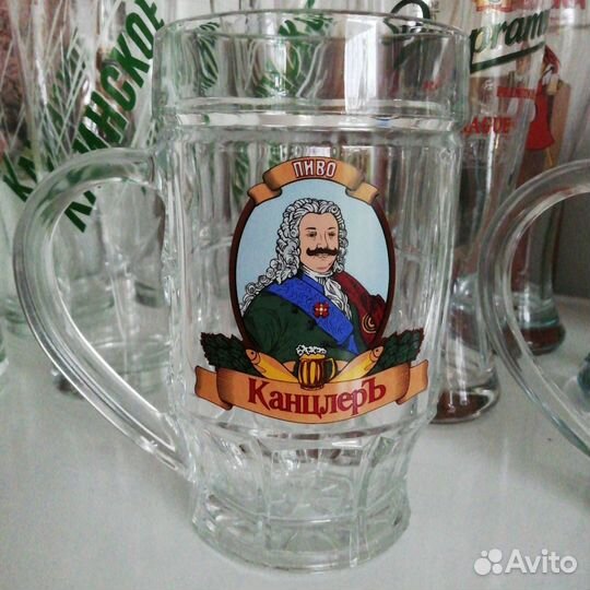 Пивные кружки, бокалы разные