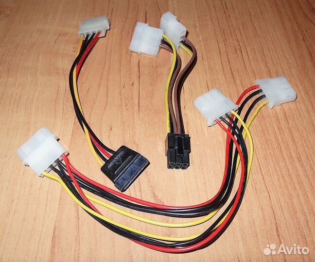 Кабели, планки USB, midi; SATA; заглушки