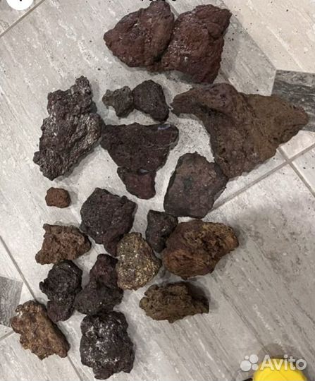 Лава вулканическая для аквариума